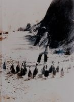 昭和18年《沙韻之鐘》李香蘭劇照藏品圖，第1張