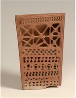 紅陶鏤空筷子籠藏品圖，第1張