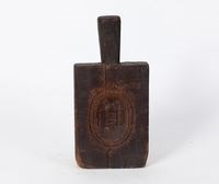 楠木木雕粿印藏品圖，第1張