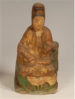 彩繪觀音坐像藏品圖，第1張