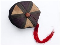 素面無飾六合童帽藏品圖，第1張