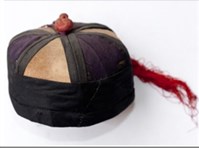 素面無飾六合童帽藏品圖，第3張