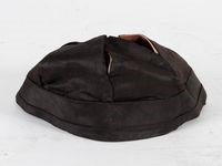 黑素面綢地六合帽藏品圖，第1張