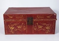朱漆描金皮箱藏品圖，第1張