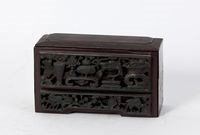 博古雕刻薦盒藏品圖，第1張