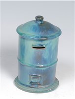 藍釉撲滿藏品圖，第1張