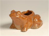 陶蛙花盆藏品圖，第1張