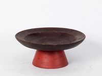 圓型朱漆樟木供盤藏品圖，第1張