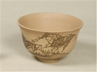 陶刻大碗藏品圖，第1張