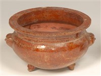 獅頭雙耳香爐藏品圖，第1張