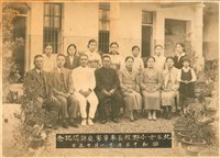 昭和13年北三女小野正雄校長家庭訪問紀念照藏品圖，第1張