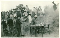 民國49年南投縣長洪樵榕舉行名間鄉名松路破土典禮藏品圖，第1張