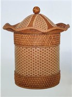 六角穿孔花竹器藏品圖，第1張