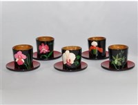 野花系列-蘭花系列漆器竹杯藏品圖，第1張