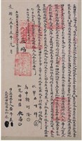 光緒15年潘斗歪阿為為八尺頭叚旱田貳叚立典田契
字藏品圖，第1張