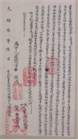 光緒6年潘進生為大埔阿束股水田壹處立出杜賣盡根 找洗田字-南投縣政府文化局-藏品資料-20200013937