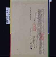 明治33年潘阿罵六官、潘阿沐六官為水底竂股旱田壹
叚仝立杜賣盡根找洗田契字藏品圖，第1張