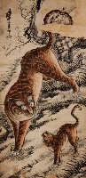 母子虎中堂藏品圖，第1張