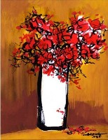 靜物－紅花藏品圖，第1張