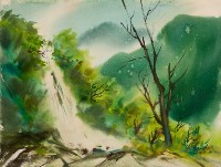 瀑布藏品圖，第1張
