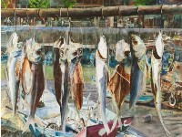 晒魚干藏品圖，第1張