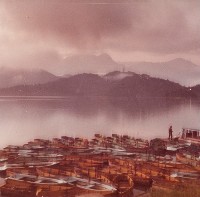南投風光照片－湖邊晨景(日月潭)藏品圖，第1張