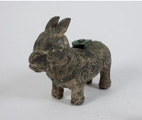 仿商代雲紋犧鐏(複製品)藏品圖，第1張