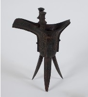 仿商代饕餮紋爵(複製品)藏品圖，第1張