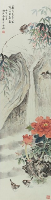 巖前花雀的圖片