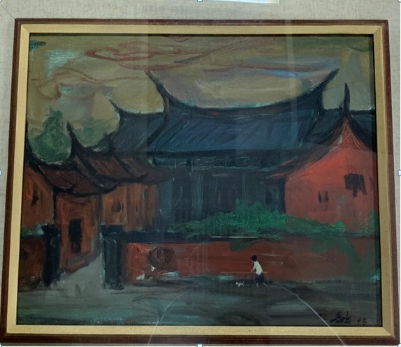 夕陽餘暉的圖片