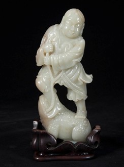 白玉劉海戲金蟬的圖片