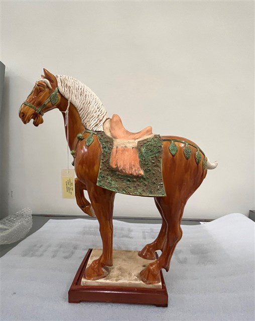 仿唐三彩馬(複製品)的圖片