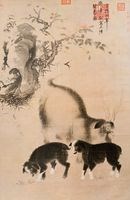 明 朱瞻基 三陽開泰圖(複製品)的圖片