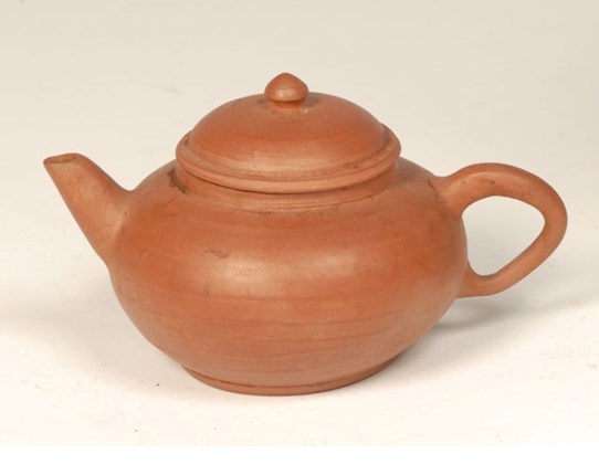 東陽紅陶小茶壺的圖片