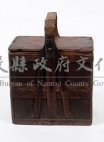 黑漆方型手提童生籃藏品圖，第1張