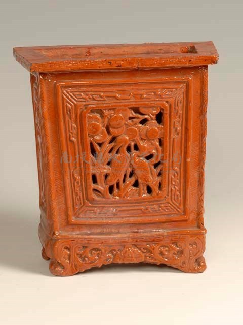 「松鶴長春圖」香筒藏品圖，第1張