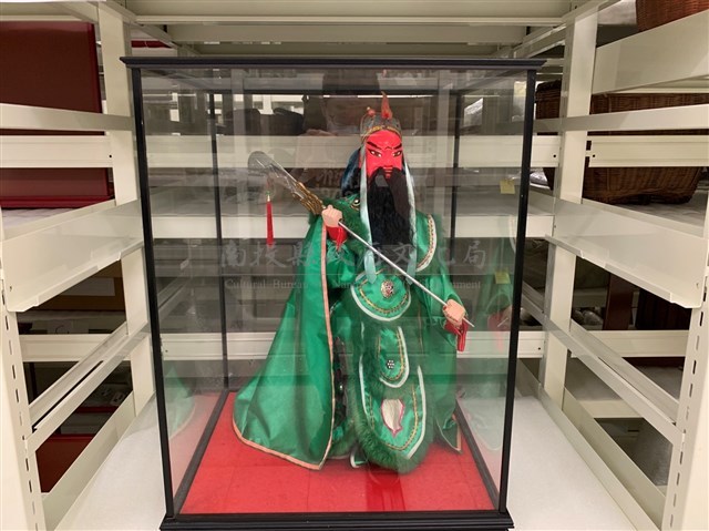 關羽布袋戲偶藏品圖，第1張