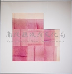 竹畫-垂直水平系列-紅 8藏品圖，第1張