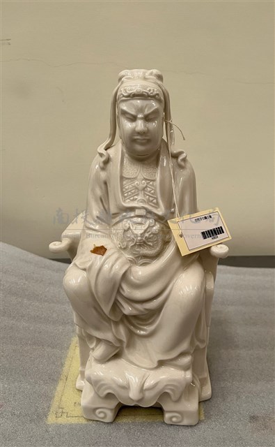 仿明牙白關公像(複製品)藏品圖，第1張
