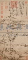 元 倪瓚 容膝齋圖(複製品)藏品圖，第1張