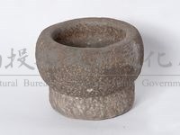 青斗石圓形石臼藏品圖，第1張