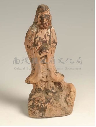 紅陶持瓶觀音立像藏品圖，第1張