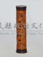 竹雕香筒藏品圖，第1張