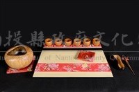 台灣花布系列─茶具組藏品圖，第1張