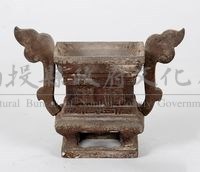 雙耳雲紋福壽錫祖先爐藏品圖，第1張
