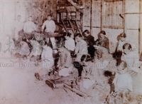 昭和10年製箸工作照藏品圖，第1張