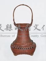 竹編花器藏品圖，第1張