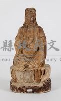 觀世音菩薩樟木木雕神像藏品圖，第1張