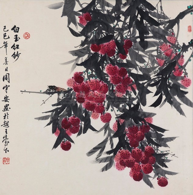 白玉紅紗藏品圖，第1張