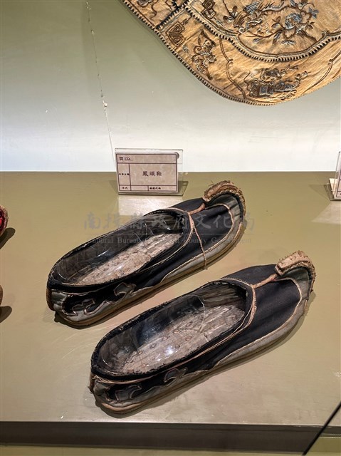 尖頭單梁客家布鞋藏品圖，第2張